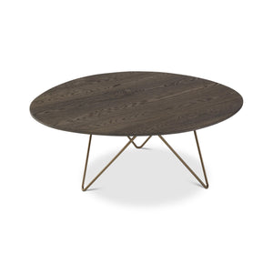Dyyk Zizou salontafel eiken Espresso 105x95 cm