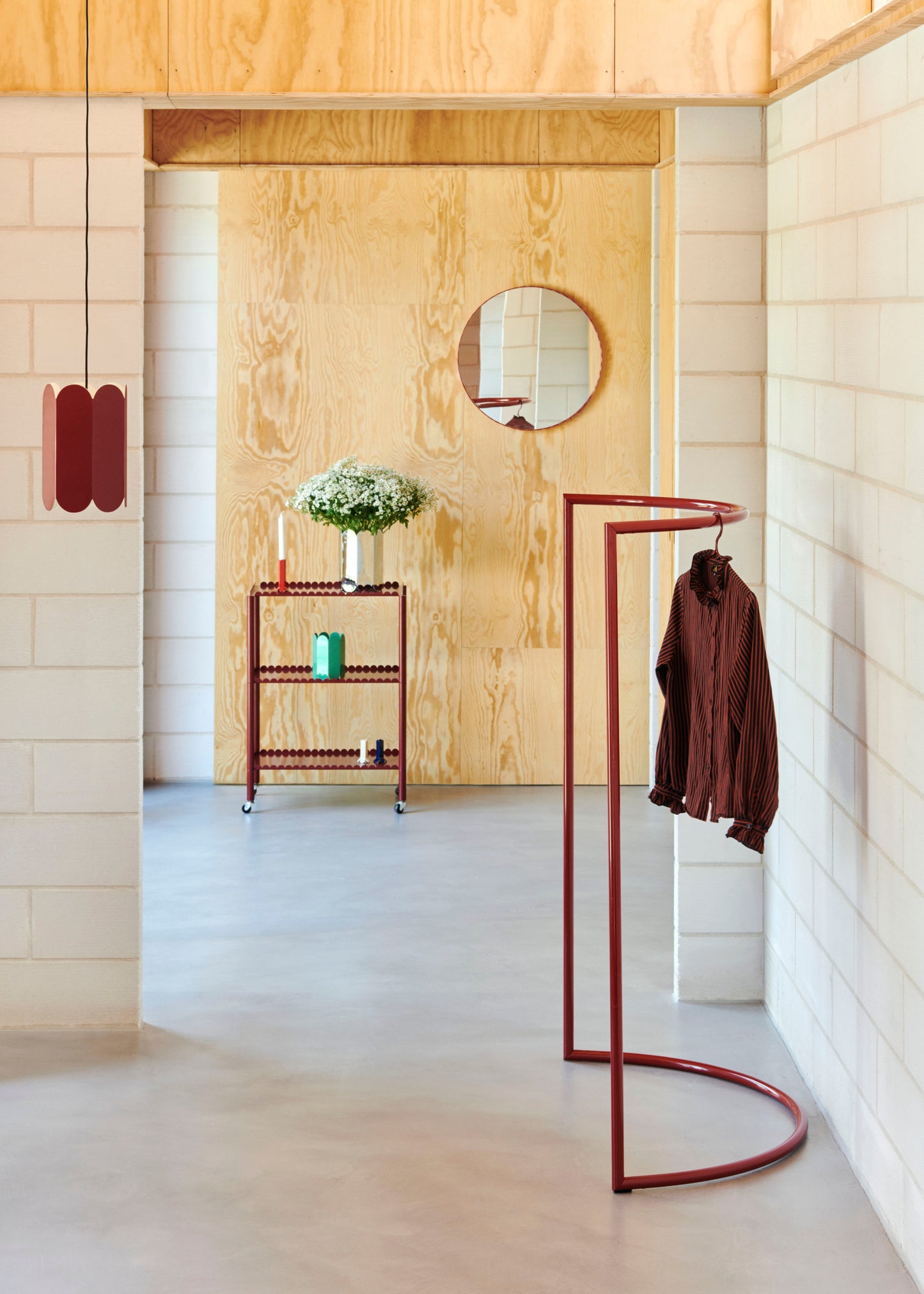 HAY Arcs hanglamp Auburn Red