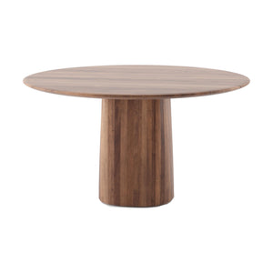 Artisan Column eettafel rond Ø120 cm walnoot