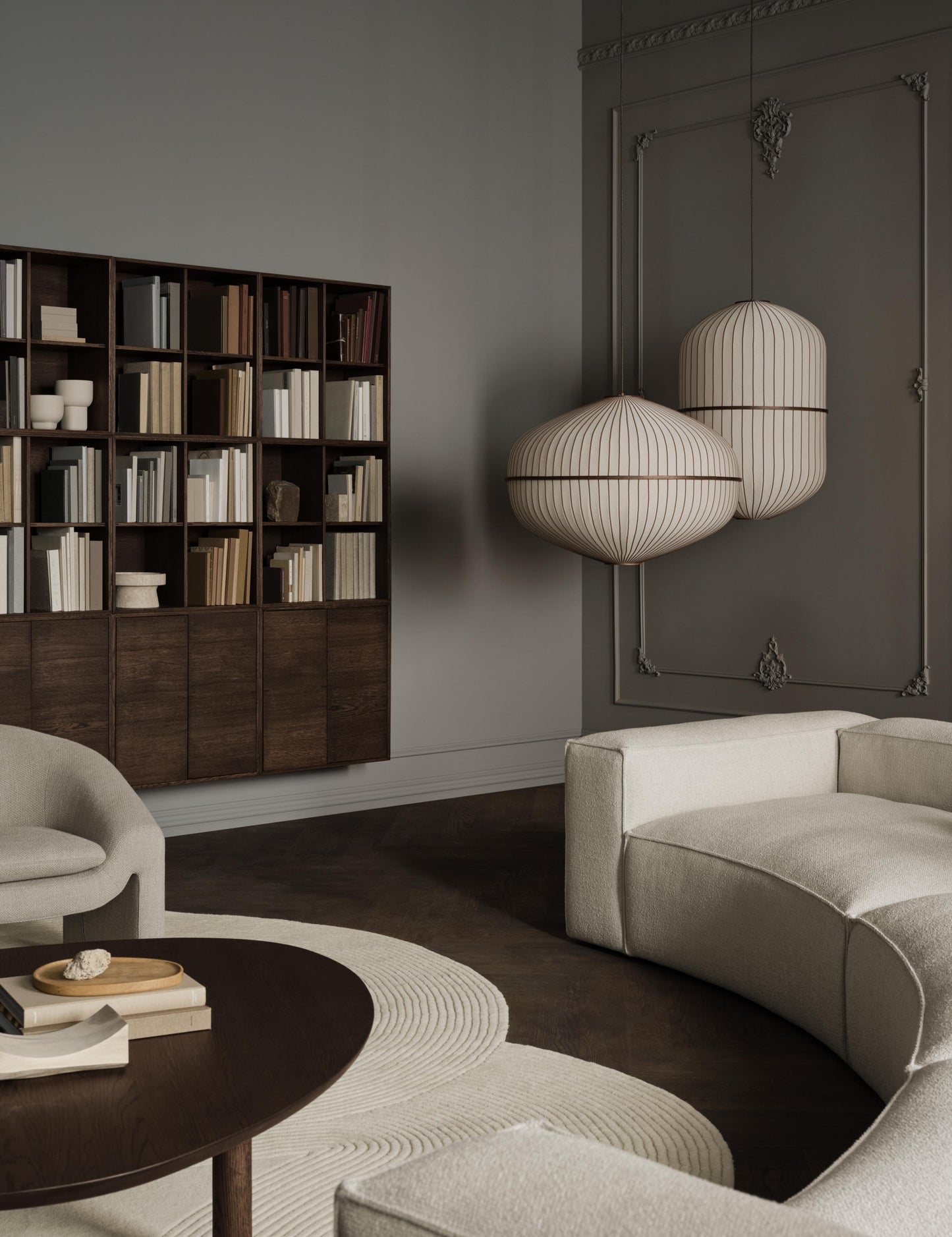 Bolia Lucén hanglamp Cylinder Ø62 cm dark oak