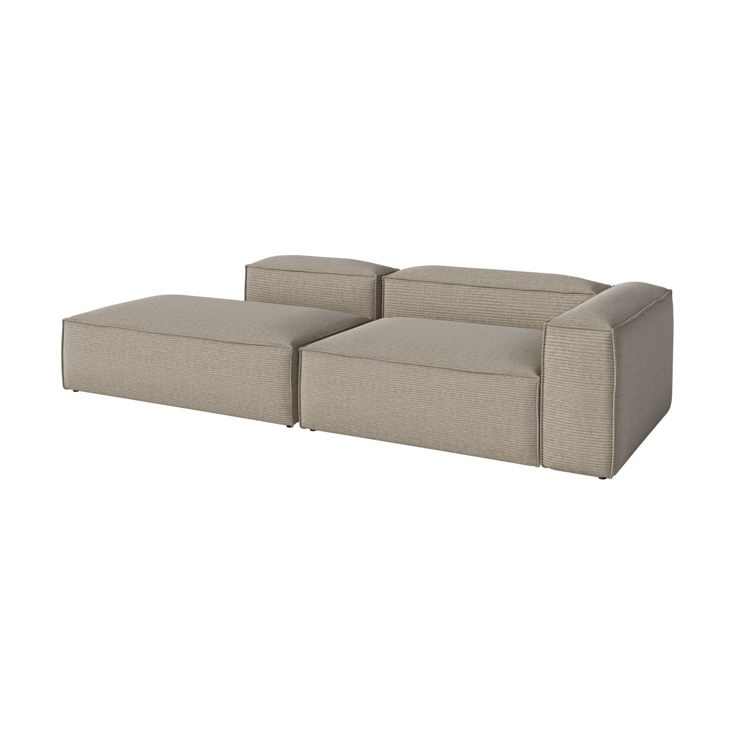 Bolia Cosima 3-zits bank 300 cm open eind rechts Globa sand