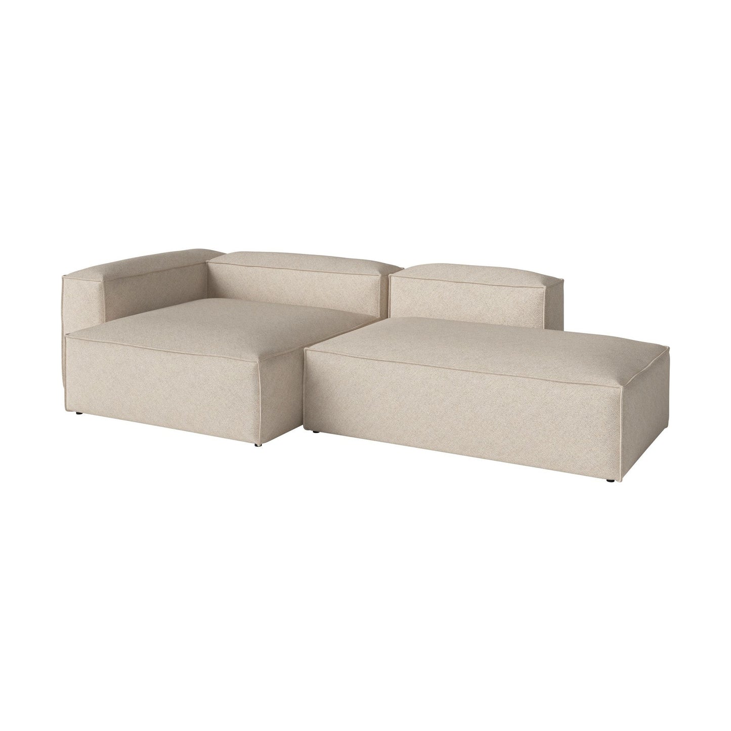 Bolia Cosima 3-zits bank 300 cm chaise longue links open eind Monza beige