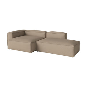 Bolia Cosima 3-zits bank 300 cm chaise longue links open eind Vilme dark beige
