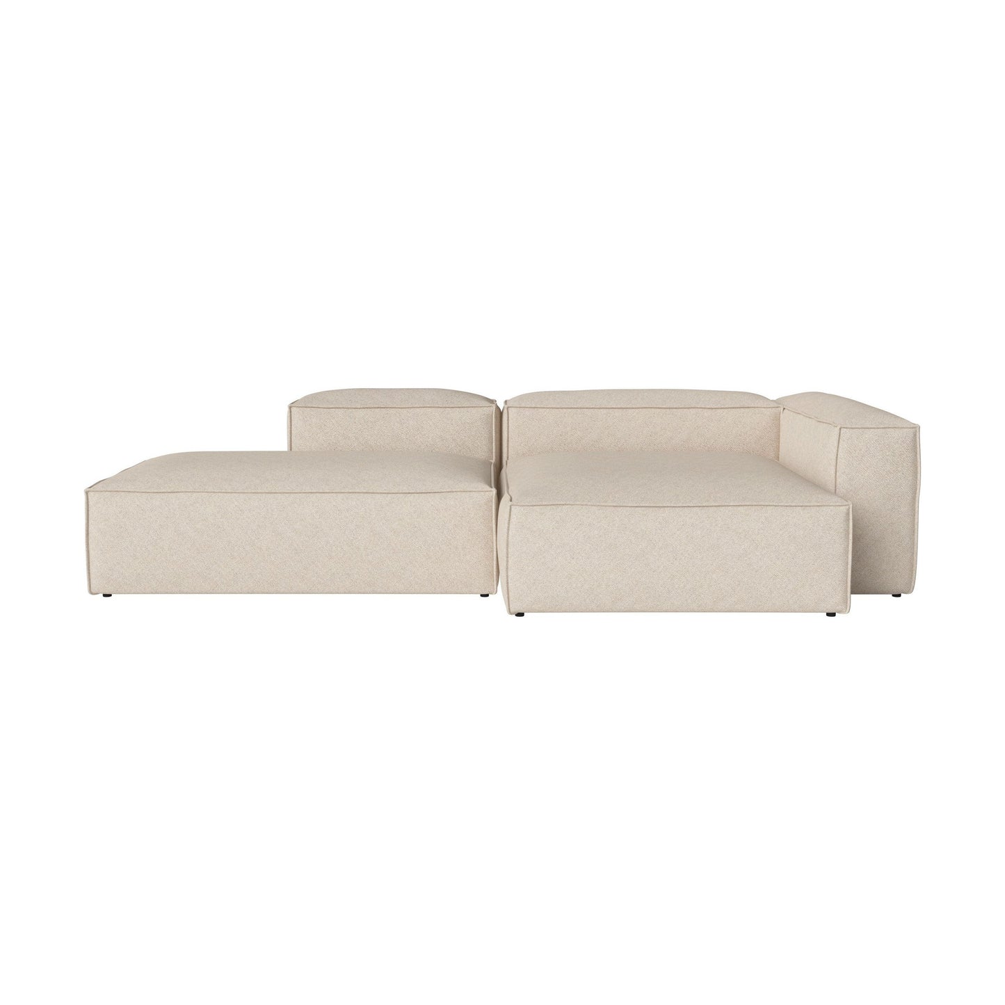 Bolia Cosima 3-zits bank 300 cm chaise longue rechts open eind Monza beige
