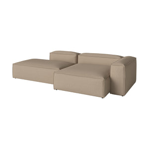 Bolia Cosima 3-zits bank 300 cm chaise longue rechts open eind Vilme dark beige