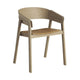 Muuto Cover eetkamerstoel eiken leer Refine Cognac