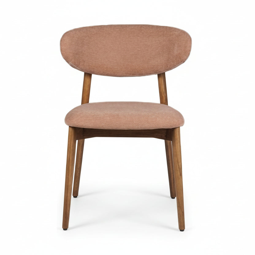HelloChair HC36 Livi eetkamerstoel Beach Roze hout tabacco
