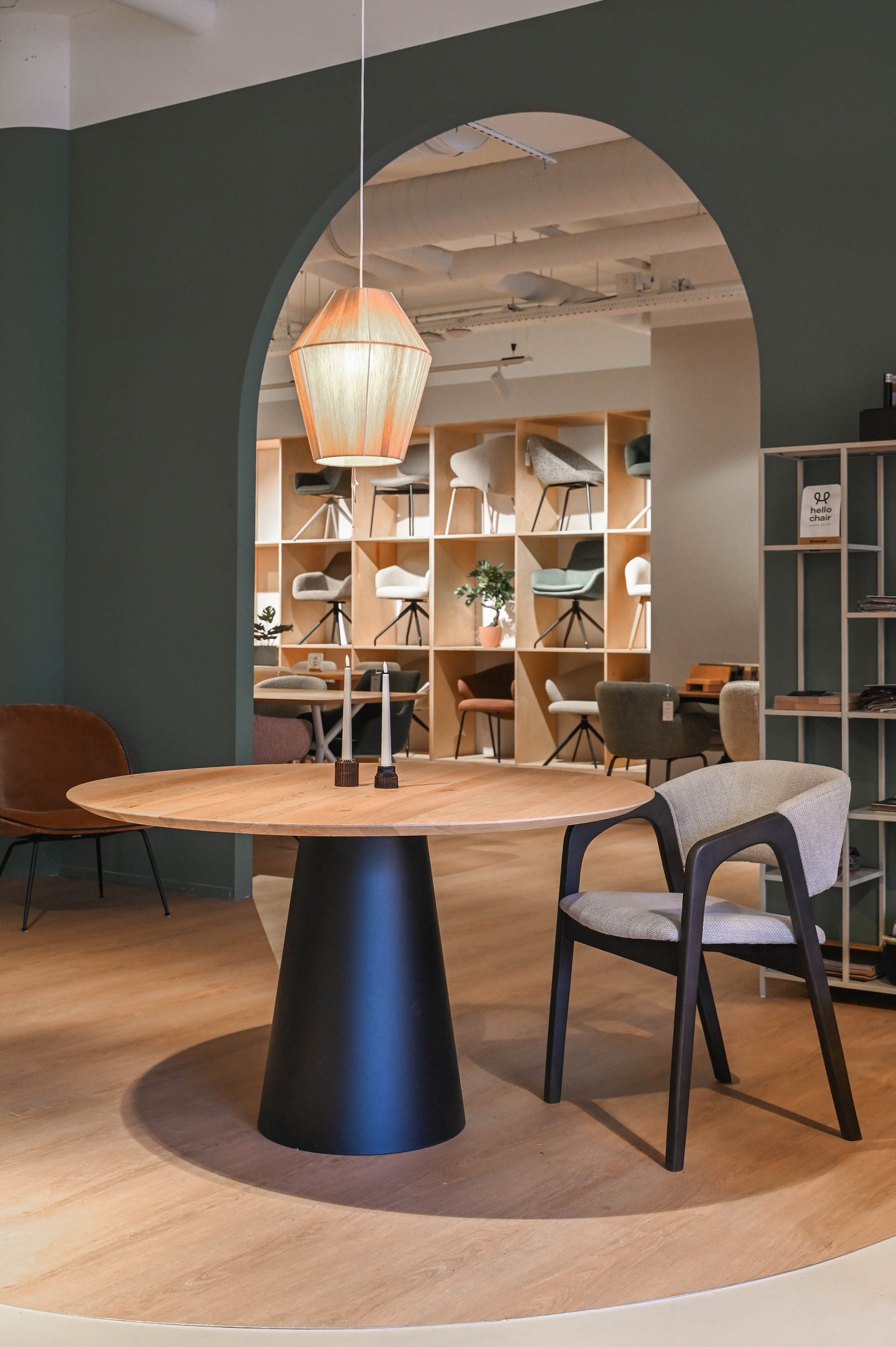 HelloChair HC108 Alsta eetkamerstoel beukenhout cuban Silent Natural