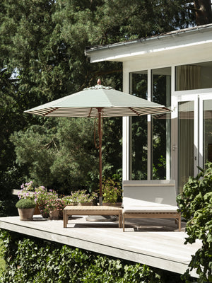 Fritz Hansen Messina parasol Ø300 cm Light Apricot/Darkgreen