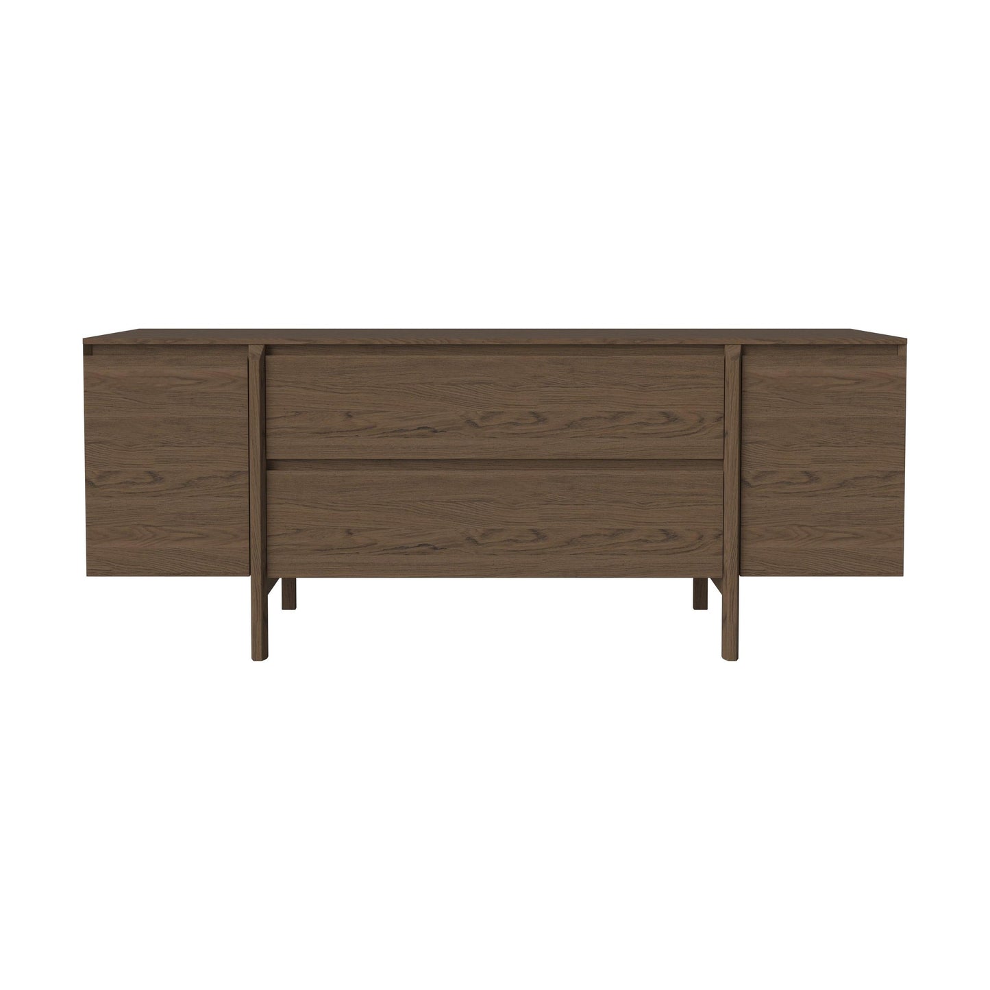 Bolia Daia dressoir met lades 180 cm donker geolied eiken