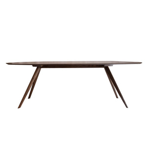 HelloTable Novum 30 eettafel Organisch 220x100 cm eiken dark stained