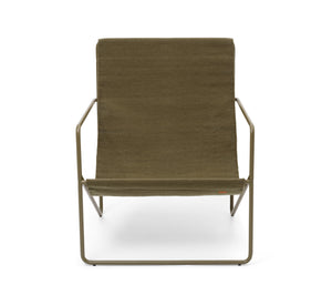 Ferm Living Desert loungestoel Olive/Olive