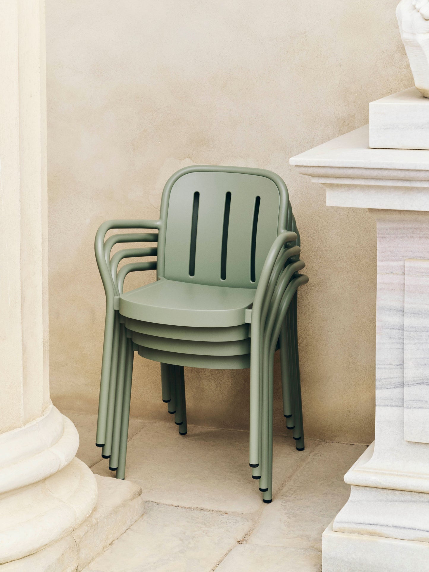HAY Deville tuinstoel met arm Thyme Green