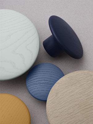Muuto Dots wandhaak set van 5 Off-White