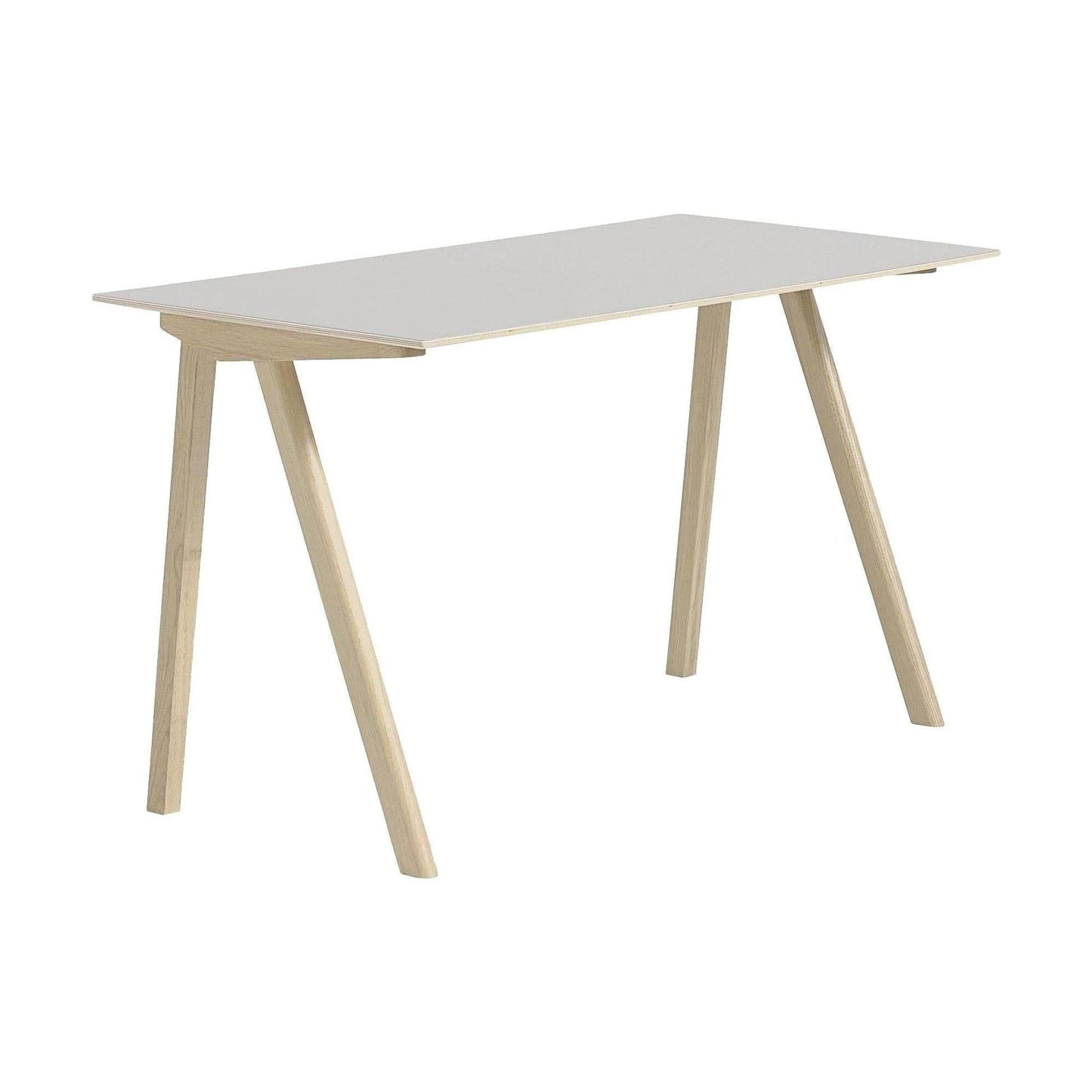 HAY Copenhague CPH 90 bureau L130 gelakt eiken, off white linoleum