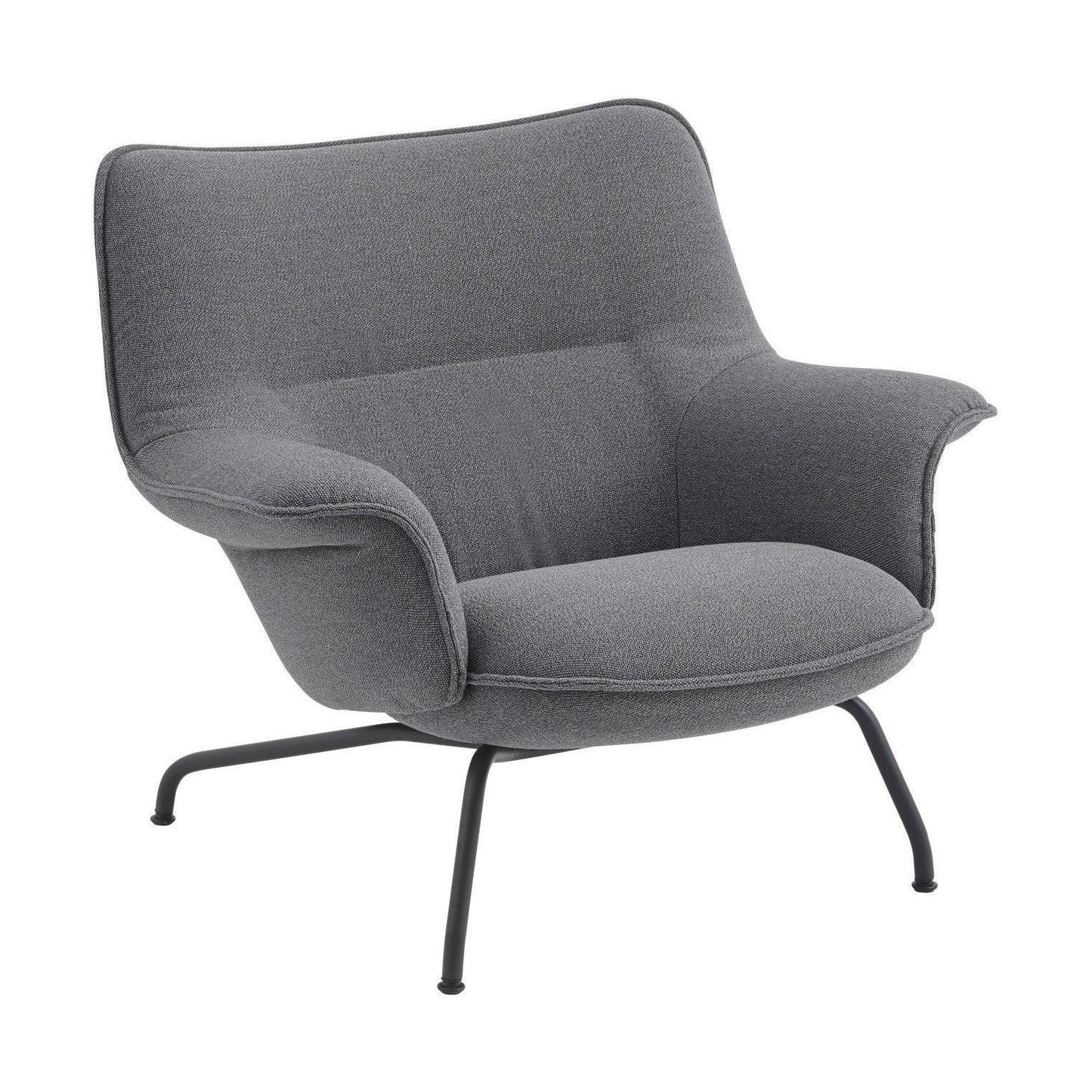 Muuto Doze fauteuil Ocean 80 vierpoot anthracite black