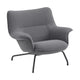 Muuto Doze fauteuil Ocean 80 vierpoot anthracite black