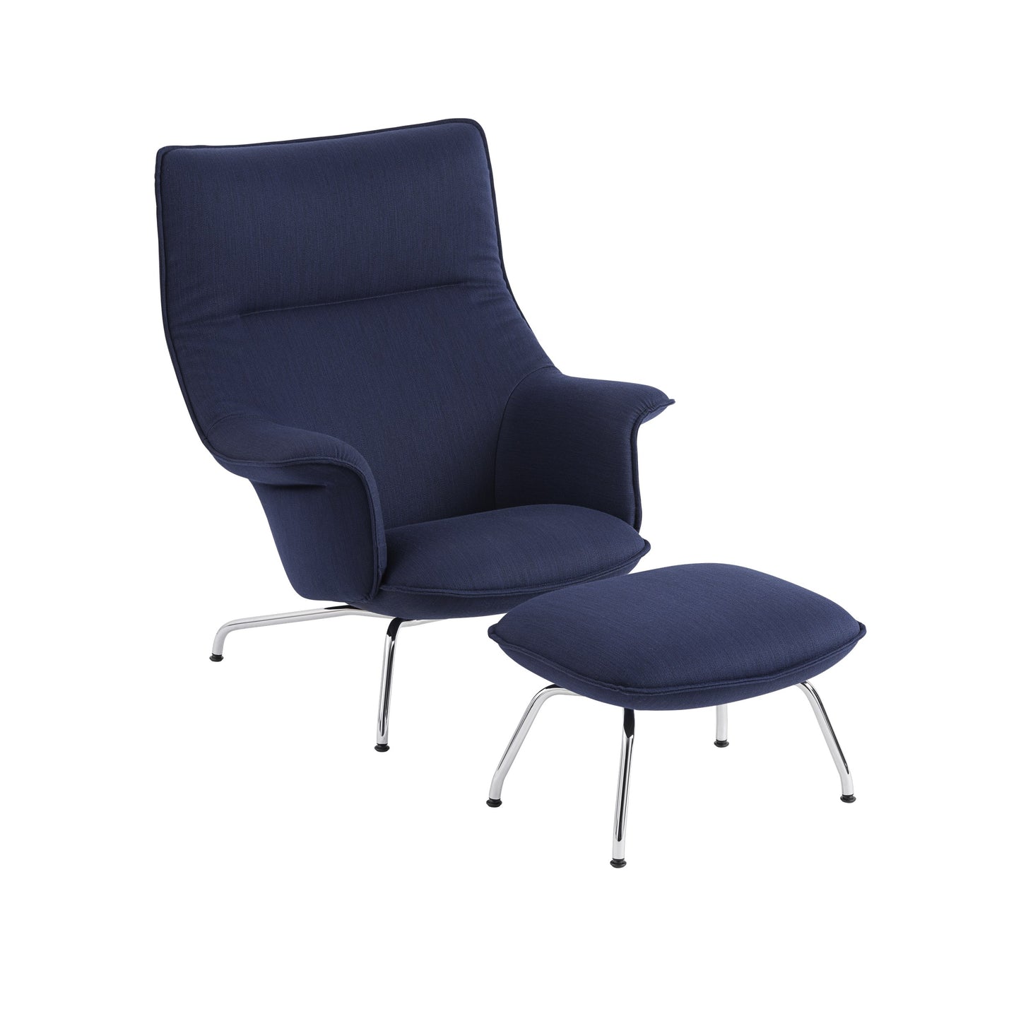 Muuto Doze hocker Balder 782 vierpoot chrome