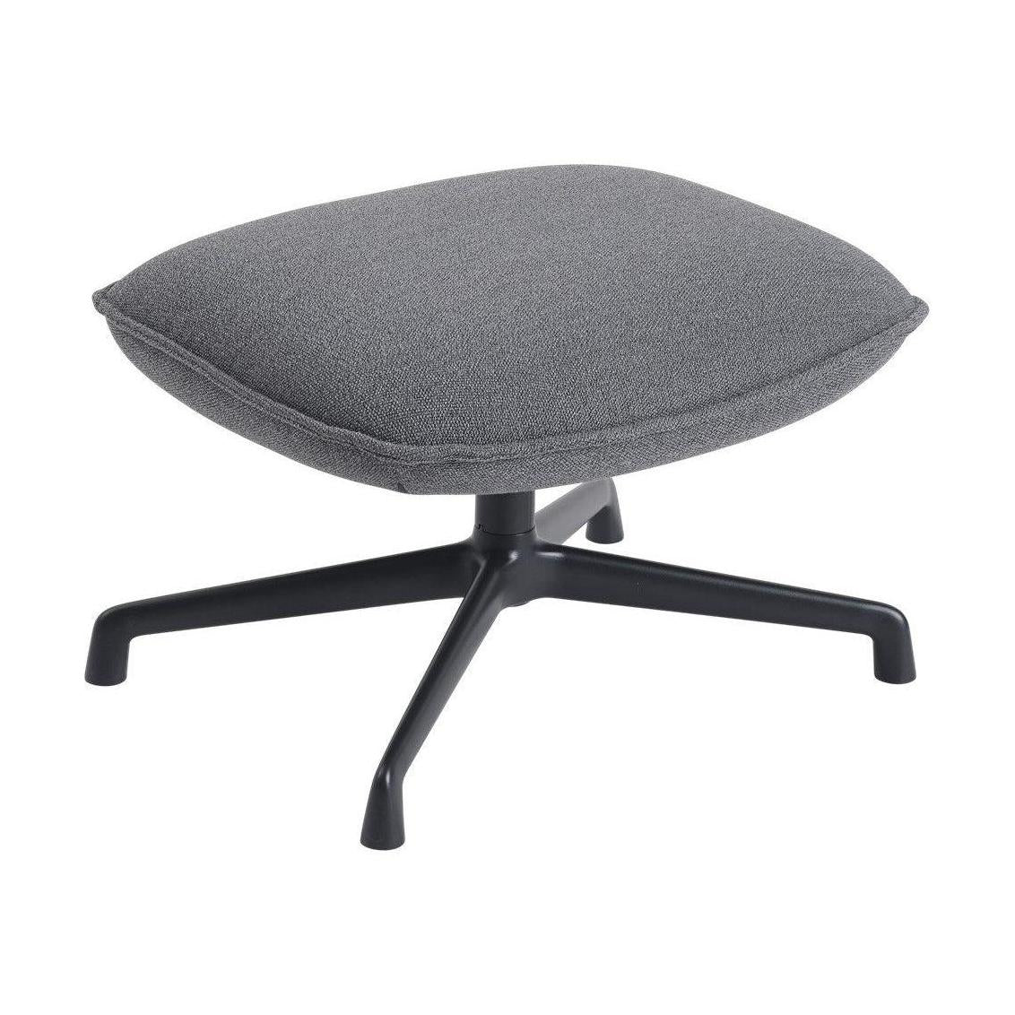 Muuto Doze hocker Ocean 80 swivel anthracite black