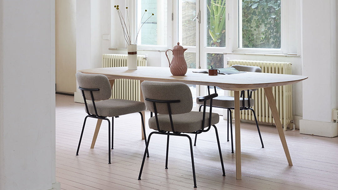 Dyyk Vita eettafel 260x110 cm eiken groove