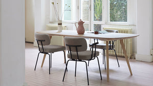 Dyyk Vita eettafel 260x110 cm eiken groove
