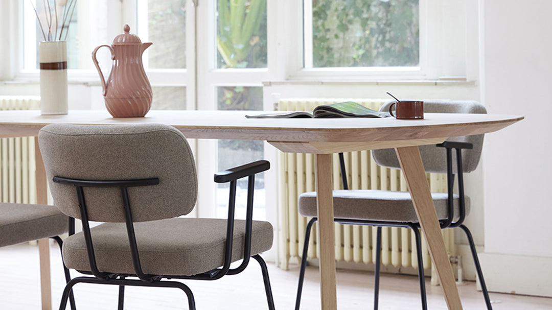Dyyk Vita eettafel 260x110 cm eiken groove