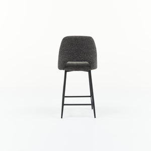 HelloChair HC53 Joku barkruk Sneak Antraciet vierpoot zwart
