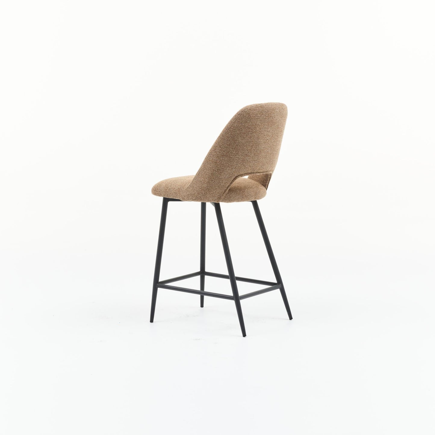 HelloChair HC53 Joku barkruk Sneak Caramel vierpoot zwart