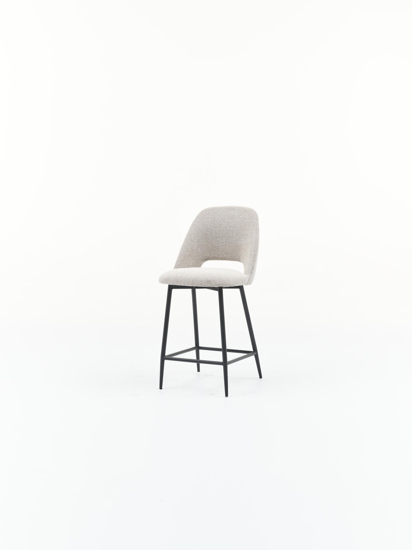 HelloChair HC53 Joku barkruk Sneak Naturel vierpoot zwart