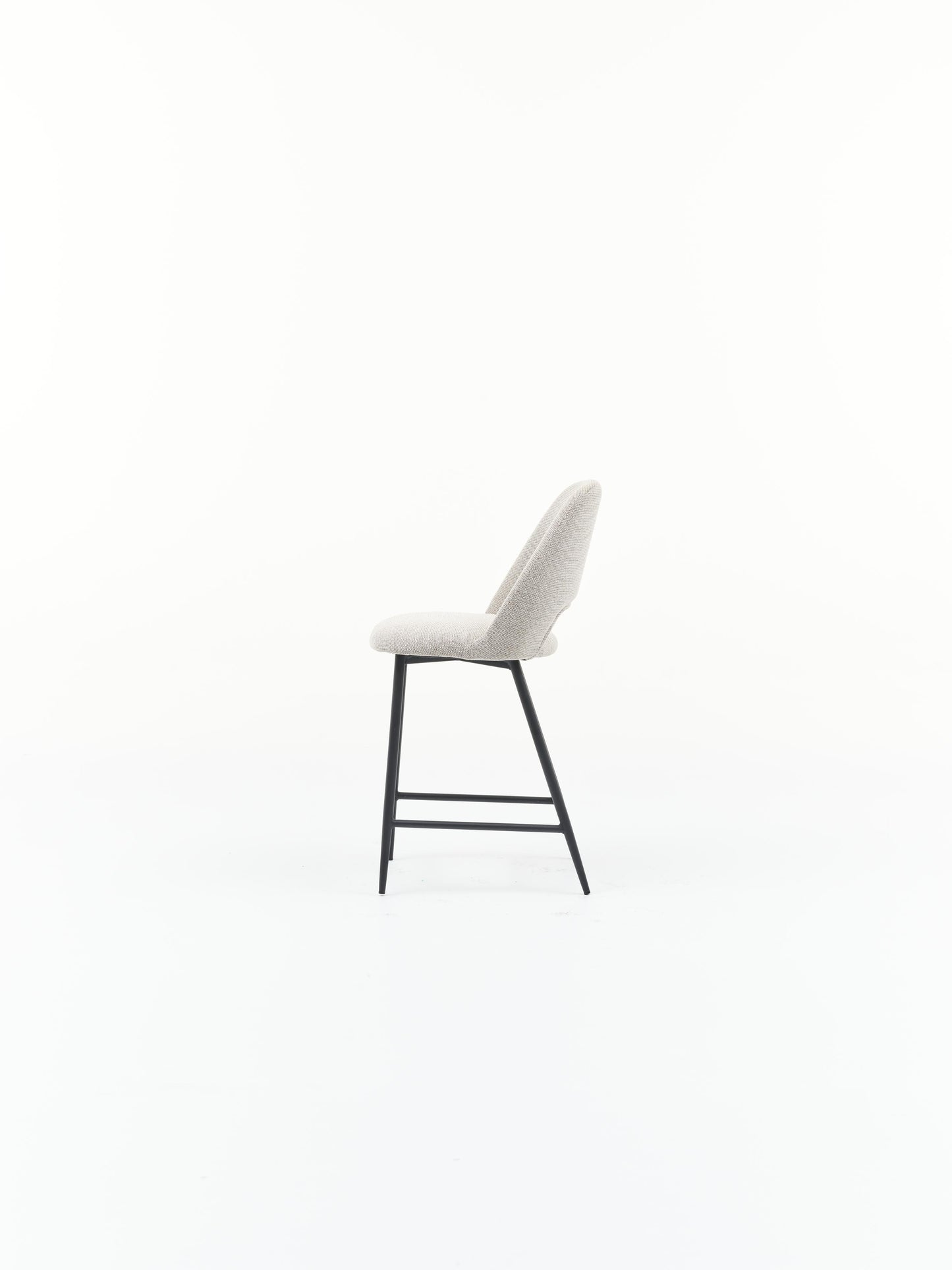 HelloChair HC53 Joku barkruk Sneak Naturel vierpoot zwart