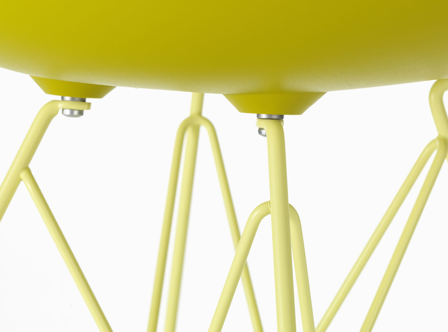Vitra Eames DSR eetkamerstoel Mustard/Citron