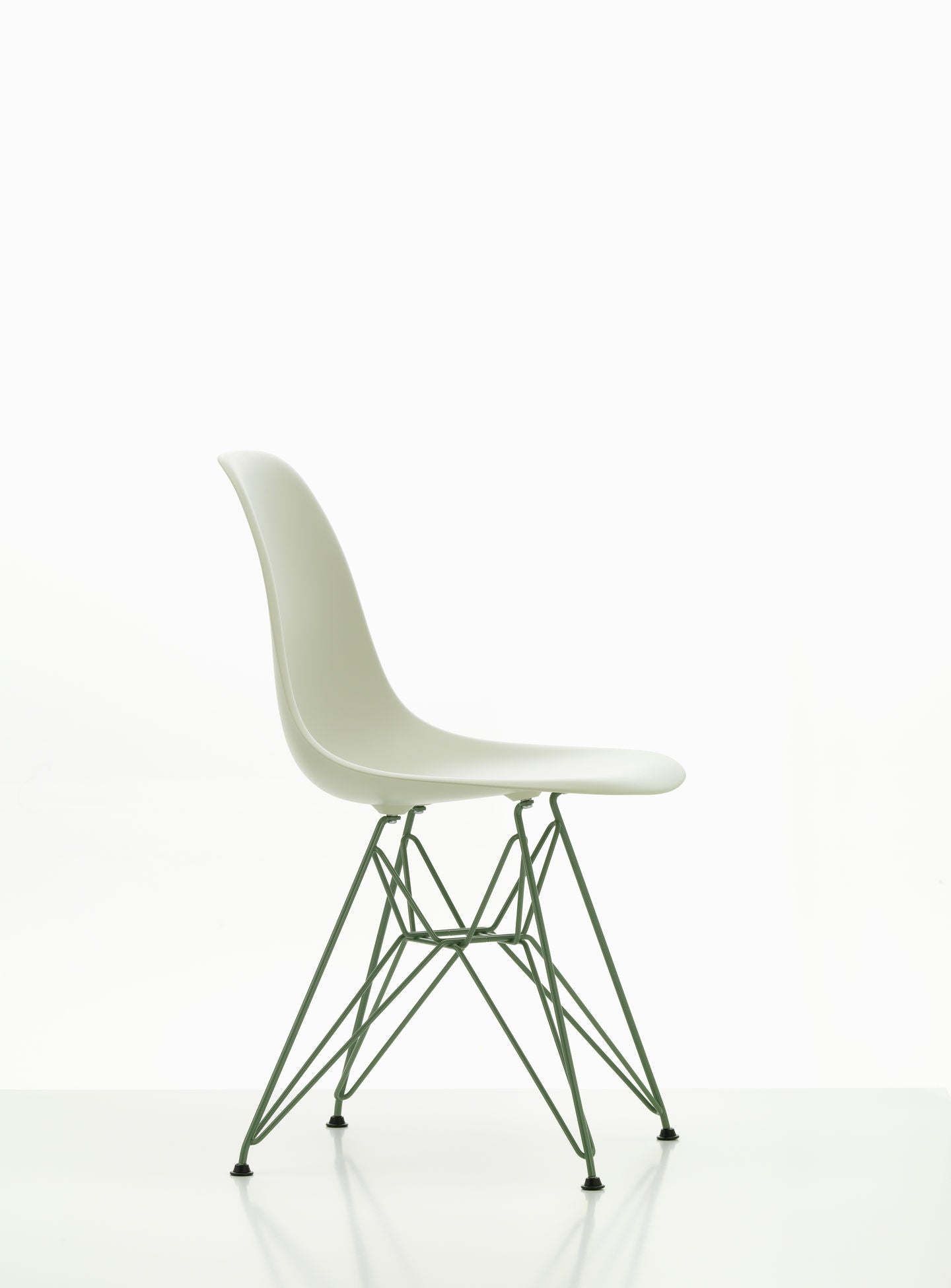Vitra Eames DSR eetkamerstoel Pebble/Seafoam Green