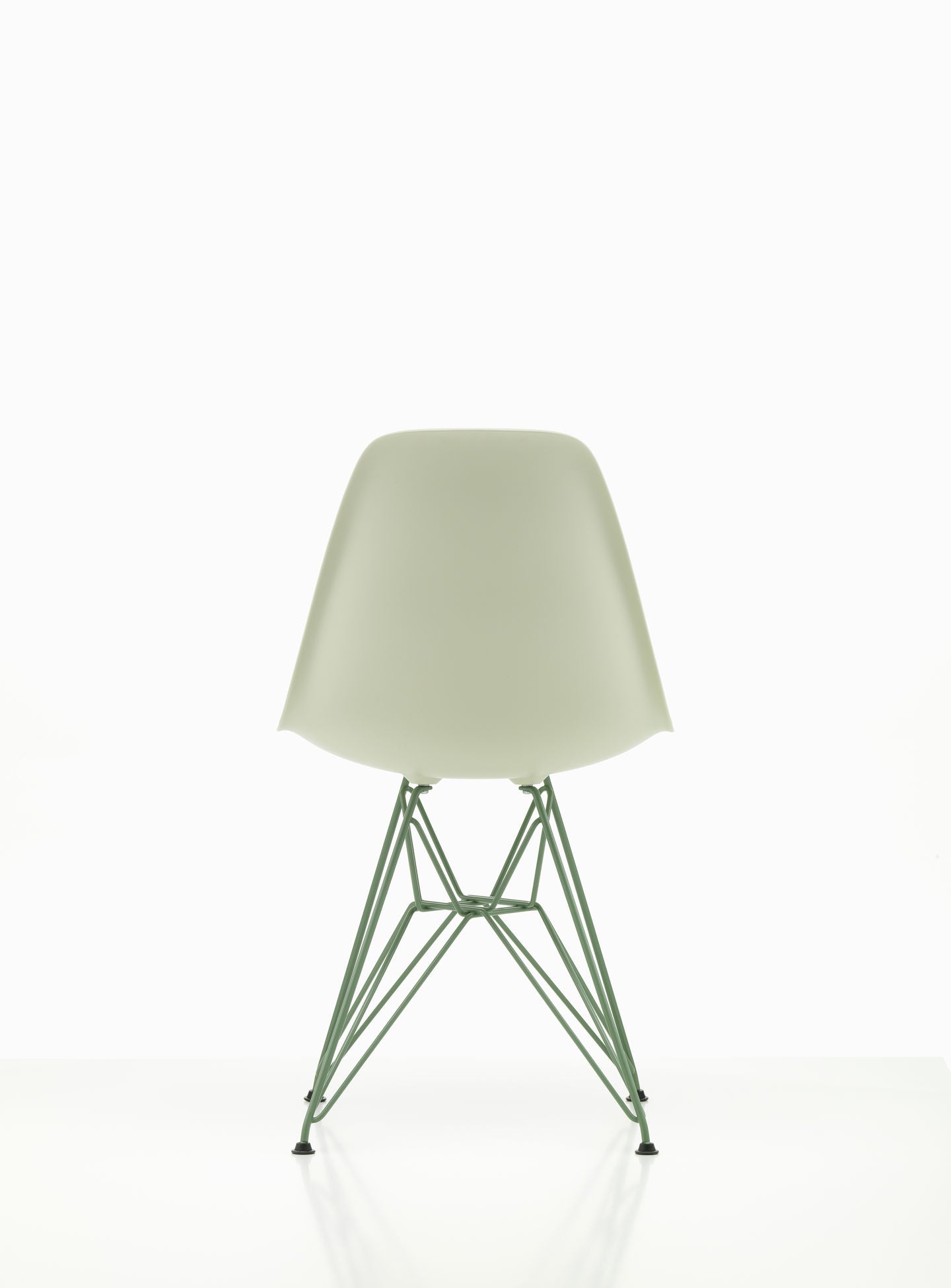 Vitra Eames DSR eetkamerstoel Pebble/Seafoam Green