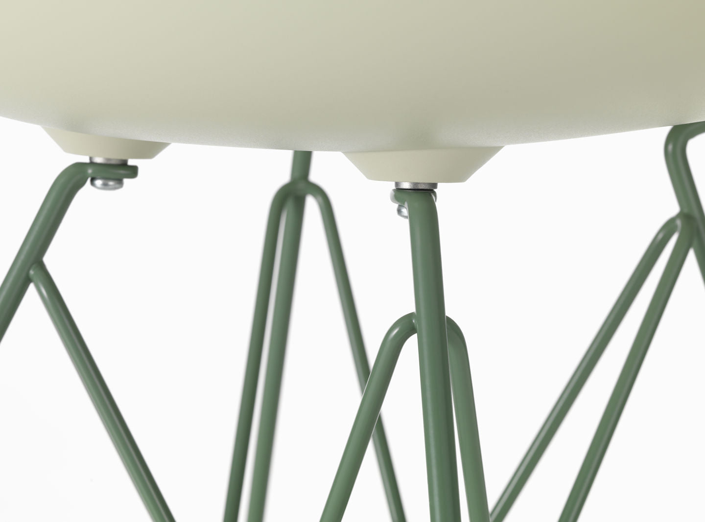Vitra Eames DSR eetkamerstoel Pebble/Seafoam Green