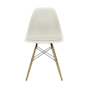 Vitra Eames DSW eetkamerstoel vast zitkussen Pebble esdoorn