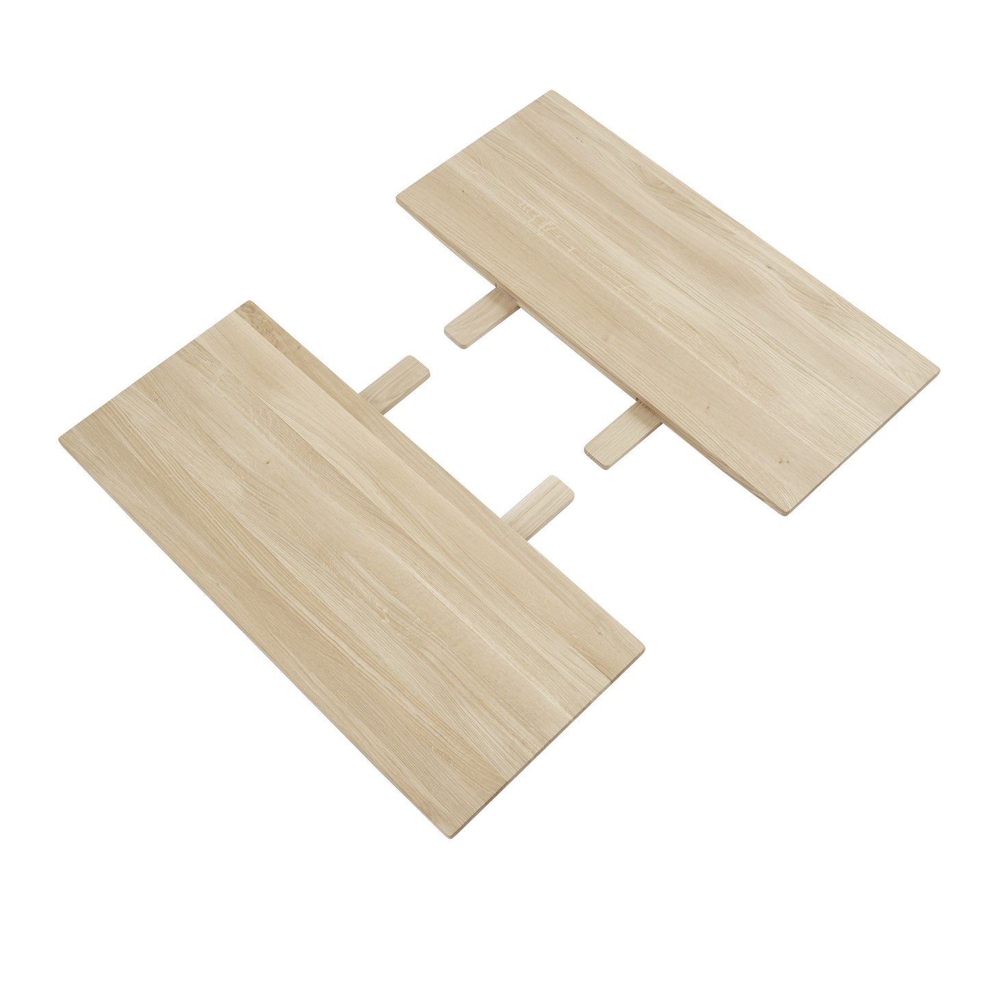 Muuto Earnest eettafel uitschuifbaar 205x100 cm geolied eiken