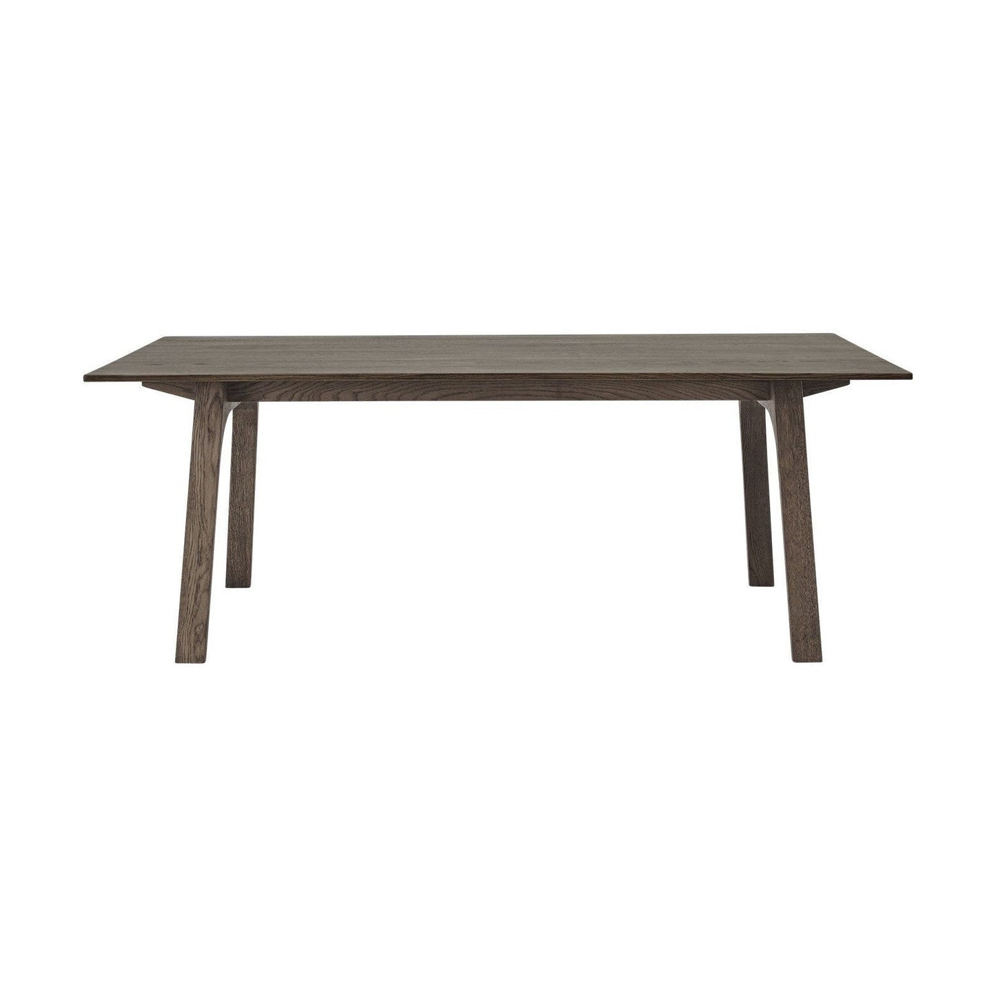 Muuto Earnest eettafel uitschuifbaar 205x100 cm donker geolied eiken