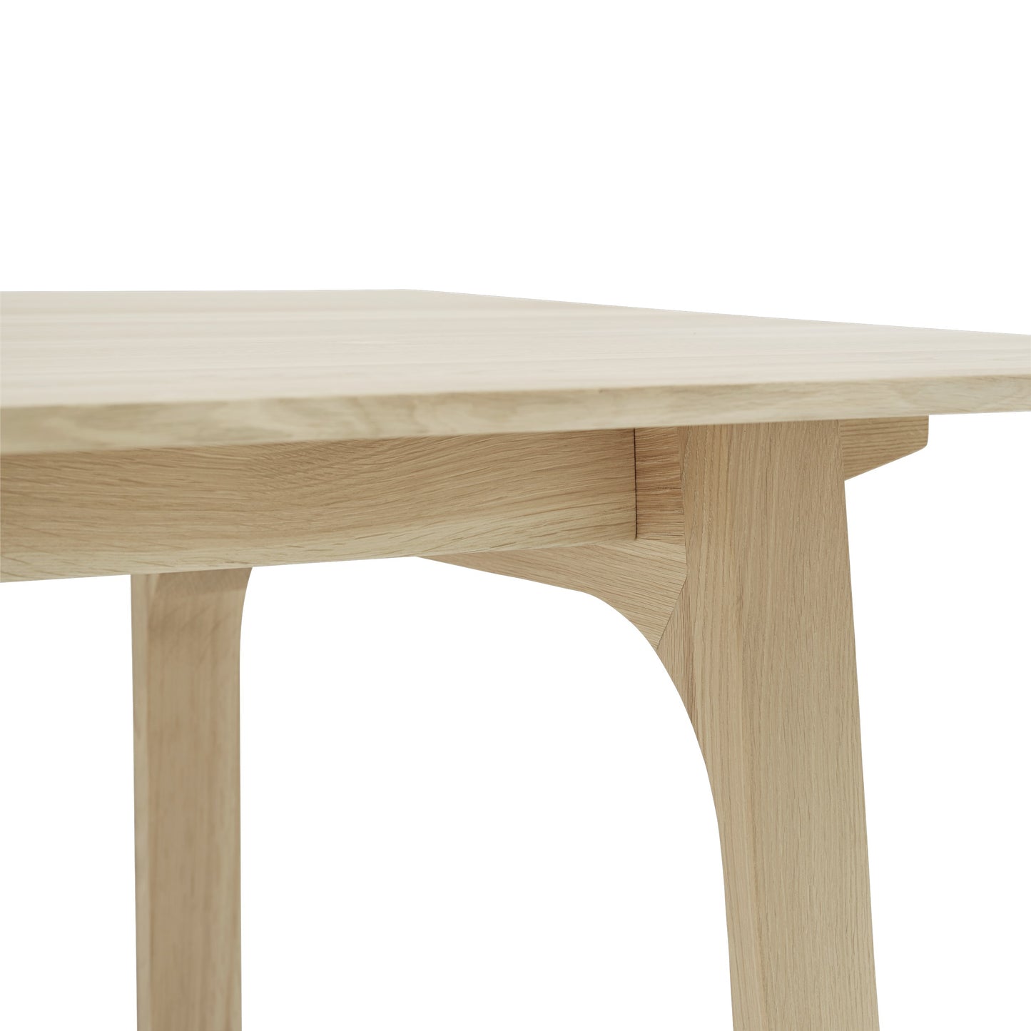 Muuto Earnest eettafel uitschuifbaar 205x100 cm geolied eiken