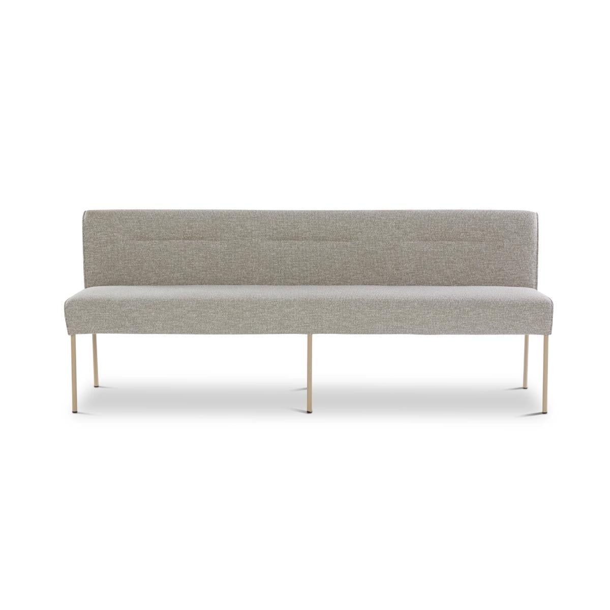 Dyyk Febe eetkamerbank 160 cm Lodge naturel onderstel Lodge 01
