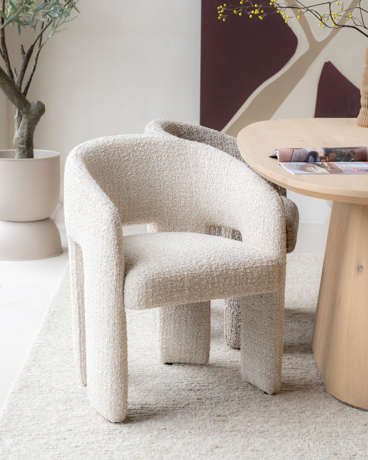 Eleonora Hamilton eetkamerstoel Beige