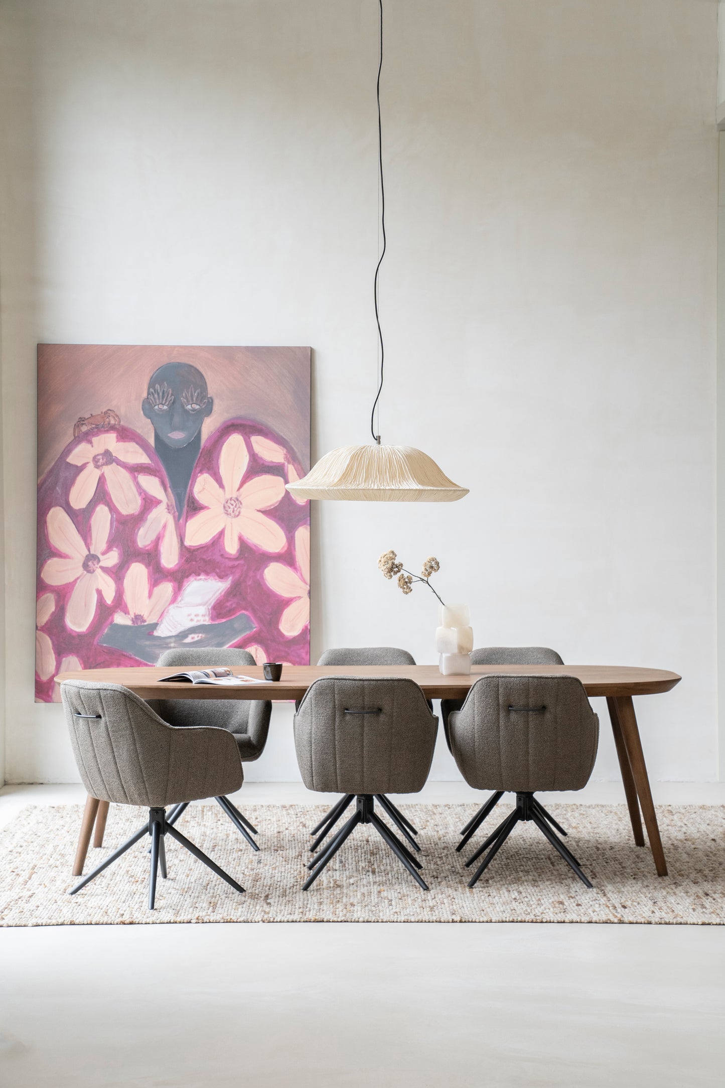 Eleonora Elijah eettafel 260x100 cm Bruin