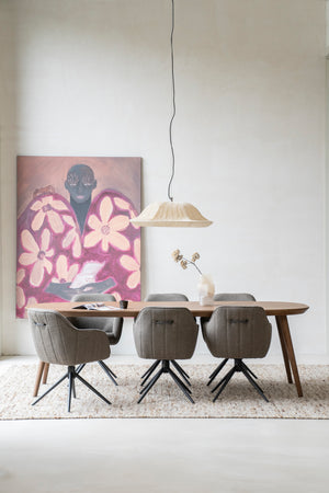 Eleonora Elijah eettafel 260x100 cm Bruin