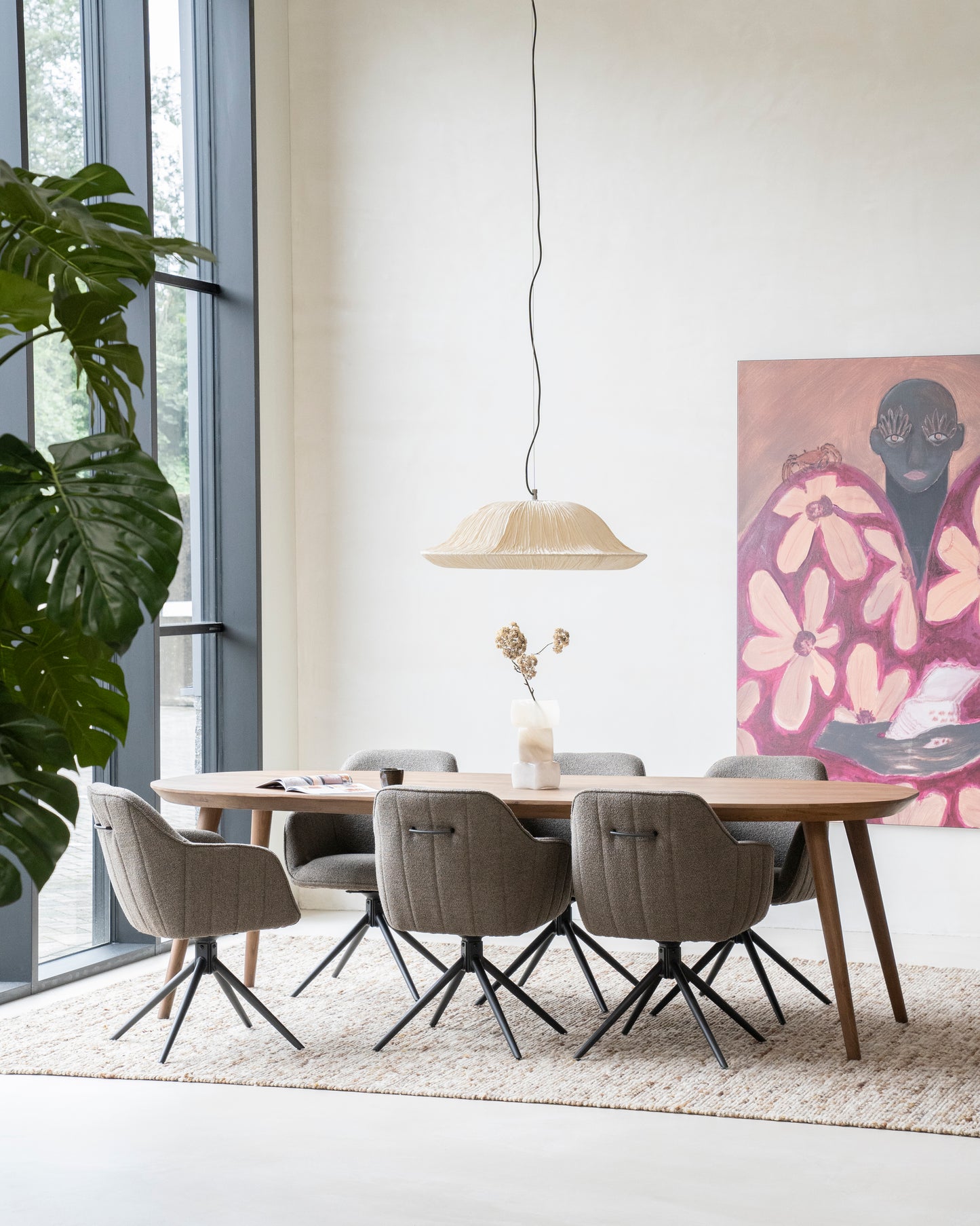Eleonora Elijah eettafel 260x100 cm Bruin