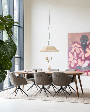 Eleonora Elijah eettafel 260x100 cm Bruin