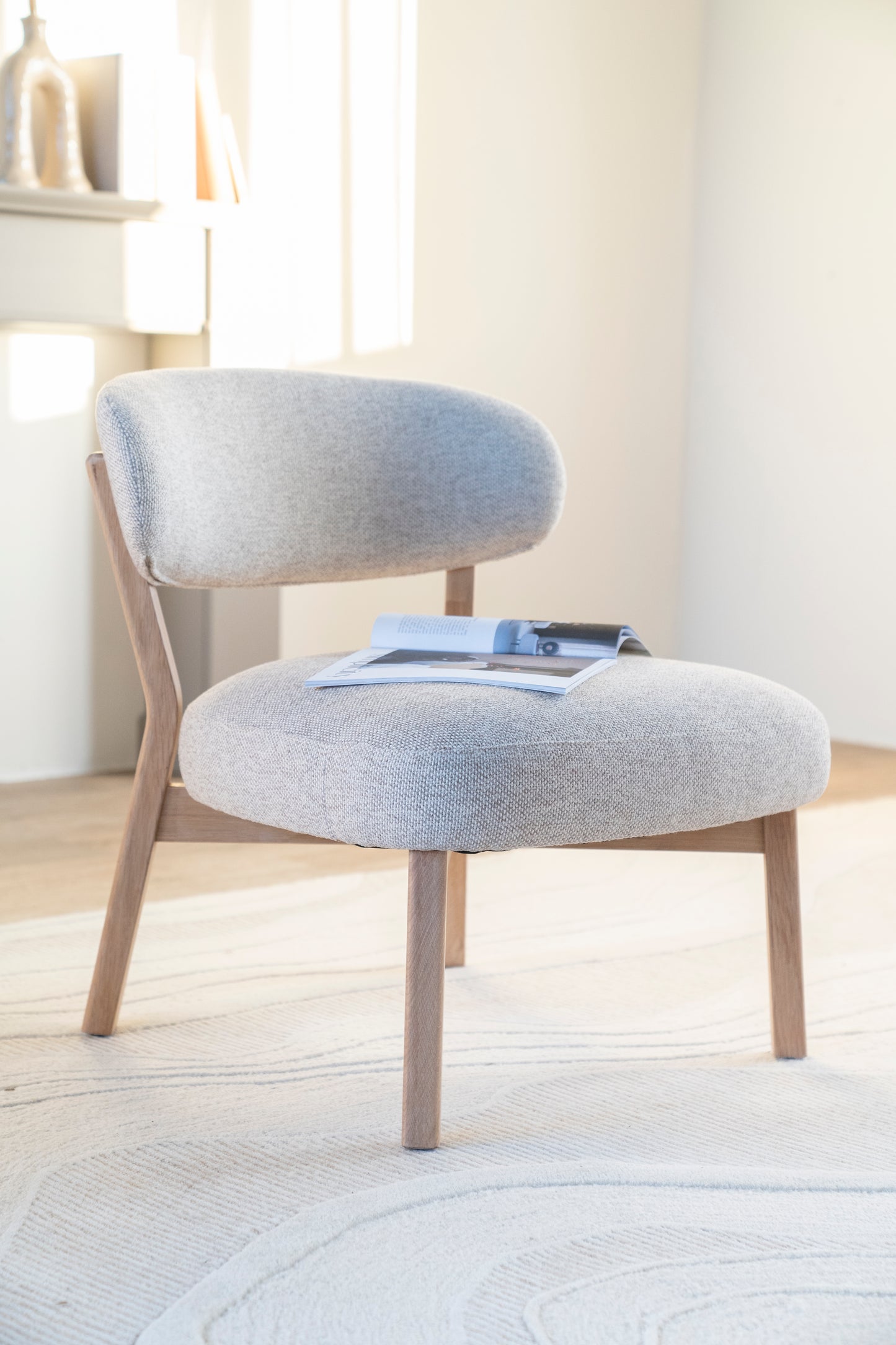 Eleonora Mikky fauteuil naturel Moon Taupe
