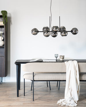 Eleonora Luka eetkamerbank 160 cm Taupe
