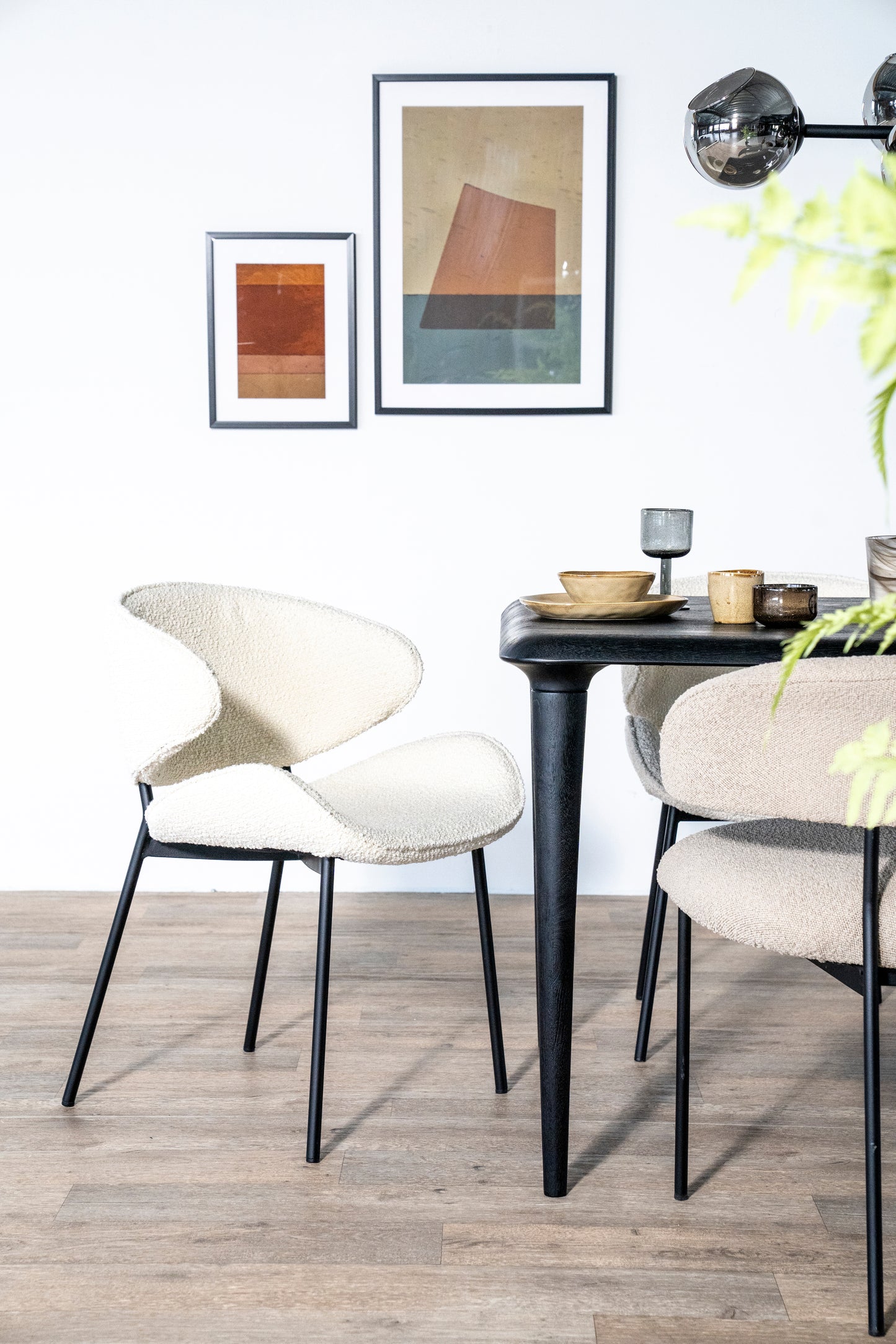 Eleonora Tess eetkamerstoel Beige