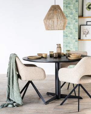 Eleonora Fabio eetkamerstoel Beige