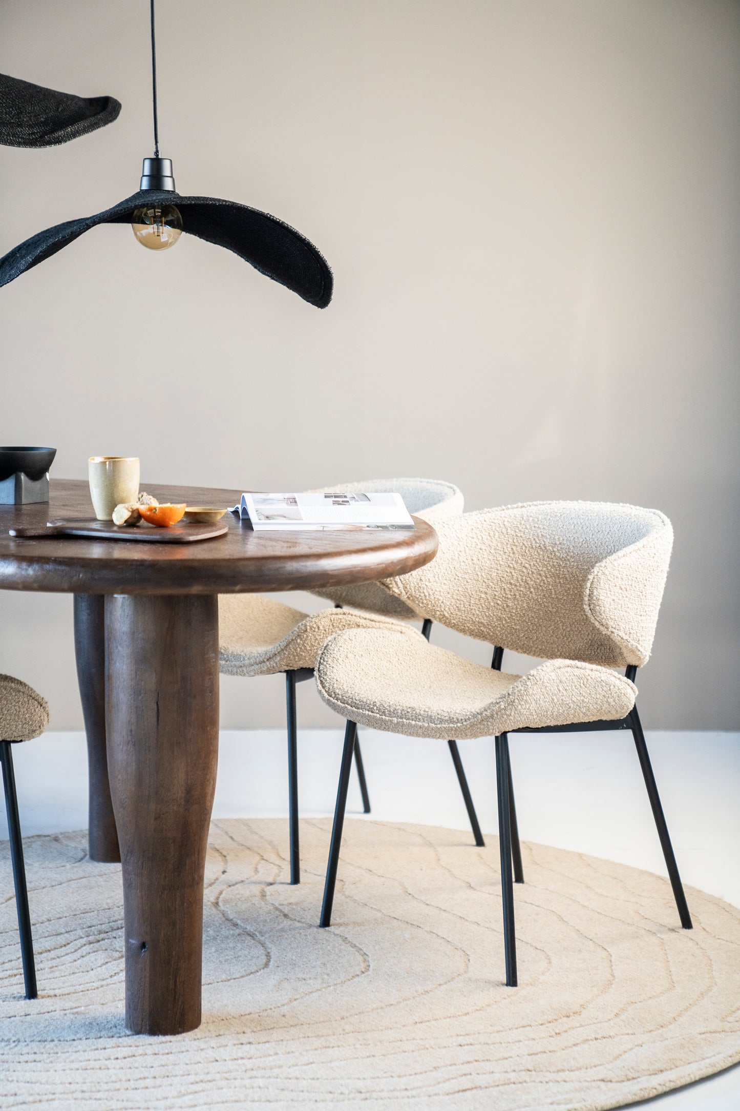 Eleonora Tess eetkamerstoel Beige