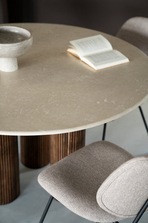 Eleonora Lynn eetkamerstoel Beige